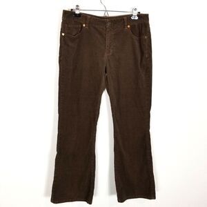 Polo Jeans Co. Ralph Lauren Womens Corduroy Pants Size 10 X 30 Brown
